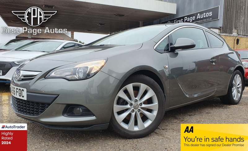 View VAUXHALL ASTRA GTC 1.4i Turbo SRi Euro 6 (s/s) 3dr
